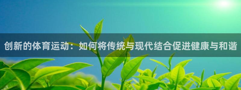 vsport体育平台：创新的体育运动：如何将传统与现代结合促